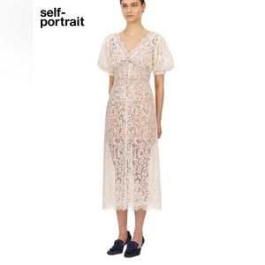 Self-portrait Lace Party Dress